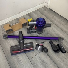 Dyson V6 Animal Cordless Vacuum Cleaner Purple with Charger and Accessories