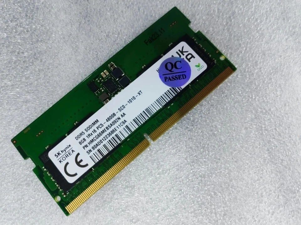 lot of 4 8GB DDR5 4800MHz PC5-4800B HMCG66MEBSA092N 095N Laptop