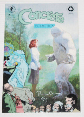 Signed Autograph Paul Chadwick - Concrete: Eclectica #2 - Dark Horse Comics 1993