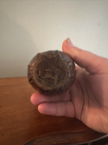 VINTAGE CARVED WOOD PINEAPPLE HAND HELD NUT CRACKER - Picture 3 of 3