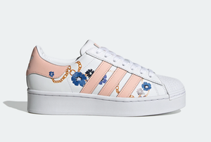 adidas superstar feminino floral
