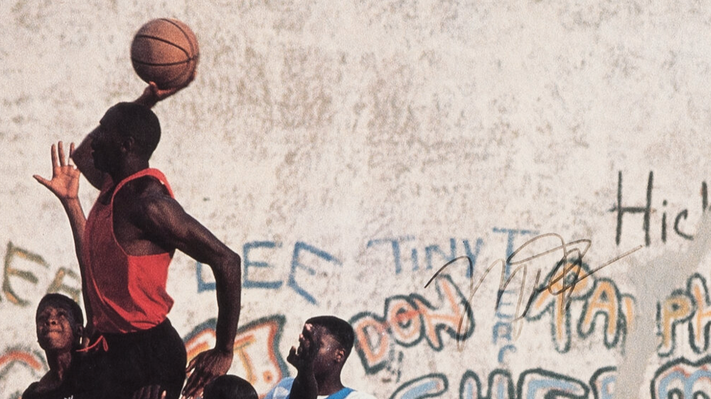レア、美品　NIKE マイケルジョーダン　ヴィンテージポスター NIKE ヴィンテージ Michael Jordan 額入りポスター ※近畿圏内
