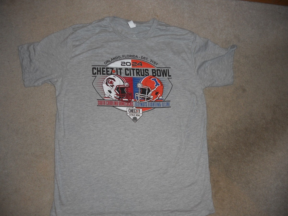 Nwot 2024 Citrus Bowl Illinois vs South Carolina Shirt 2X Classic