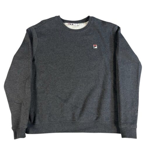 Fila Men's Pullover Sweatshirt Gray XXL