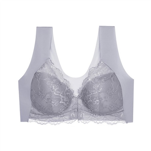 Women Front Close Bra Lace T Back Brassiere Underwire Sport Bras Breathable US * - Picture 22 of 29