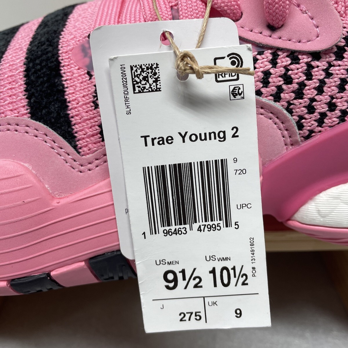 【Adidas】Trae Young 2.0 ピンクバッシュ28cm MEN'S ADIDAS BOOST TRAE YOUNG 2 PINK TRAP HOUSE BLACK