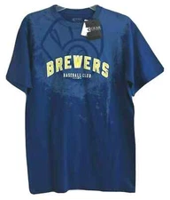 Milwaukee Brewers T-Shirt Adult M Medium Gear For Sports Brand New with Tags MLB