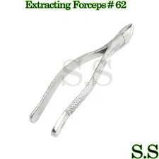 DENTAL EXTRACTING FORCEPS #62 NEW DENTAL INSTRUMENTS