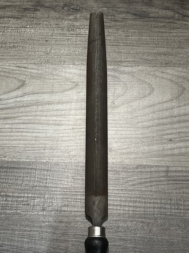 Vtg Disston Hold Tight File Handle 12" Disston Flat File Smooth Collectible - Picture 6 of 7
