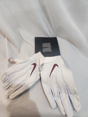Nike Superbad Washington Redskins Football  Gloves Size:3XL White Trent Williams