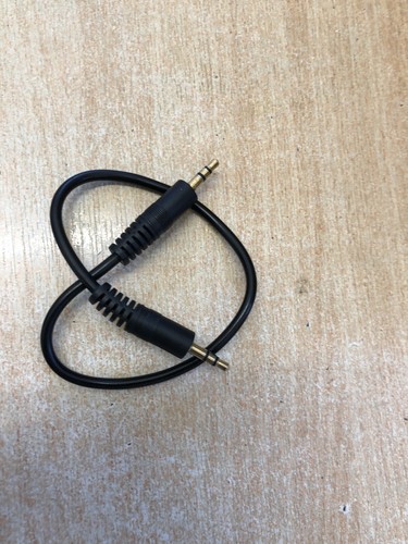 Sennheiser 30cm 3,5mm auf 3,5mm Klinke auf Klinke Audiokabel Leitung Gold kurz Aux