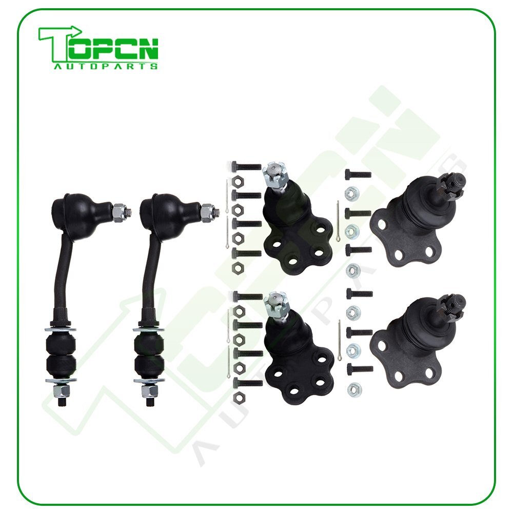 1997-1999 Dodge Dakota 2WD Ball Joint & Sway Bar Link Kit - 6pc Set
