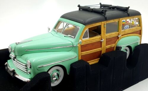 Road Signature 1/18 Scale Diecast 20028 - 1948 Ford Woody - Green - 第 1/5 張圖片