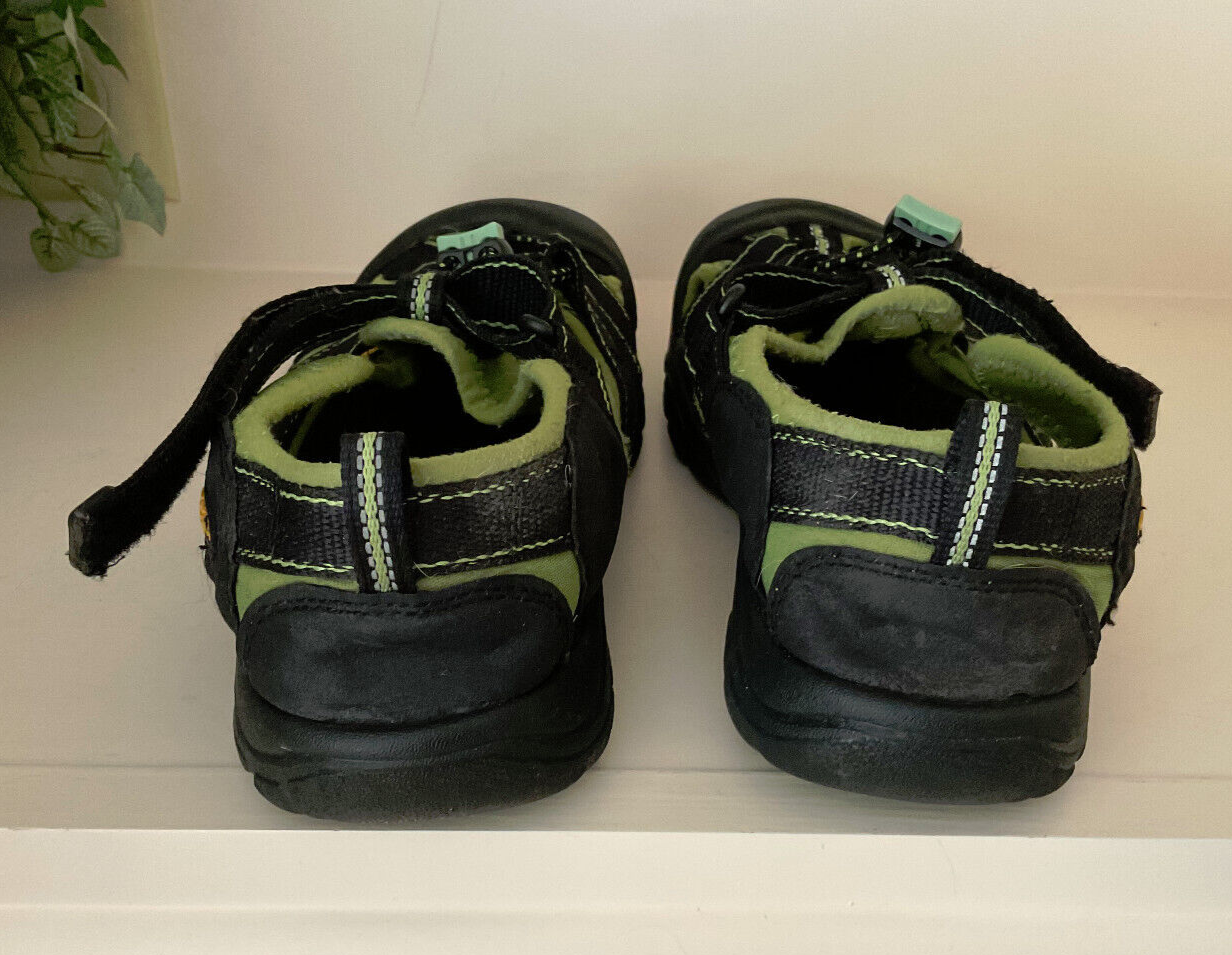 Scarpe sandali Keen donna taglia 5 nero verde punta chiusa impermeabili trail escursionismo