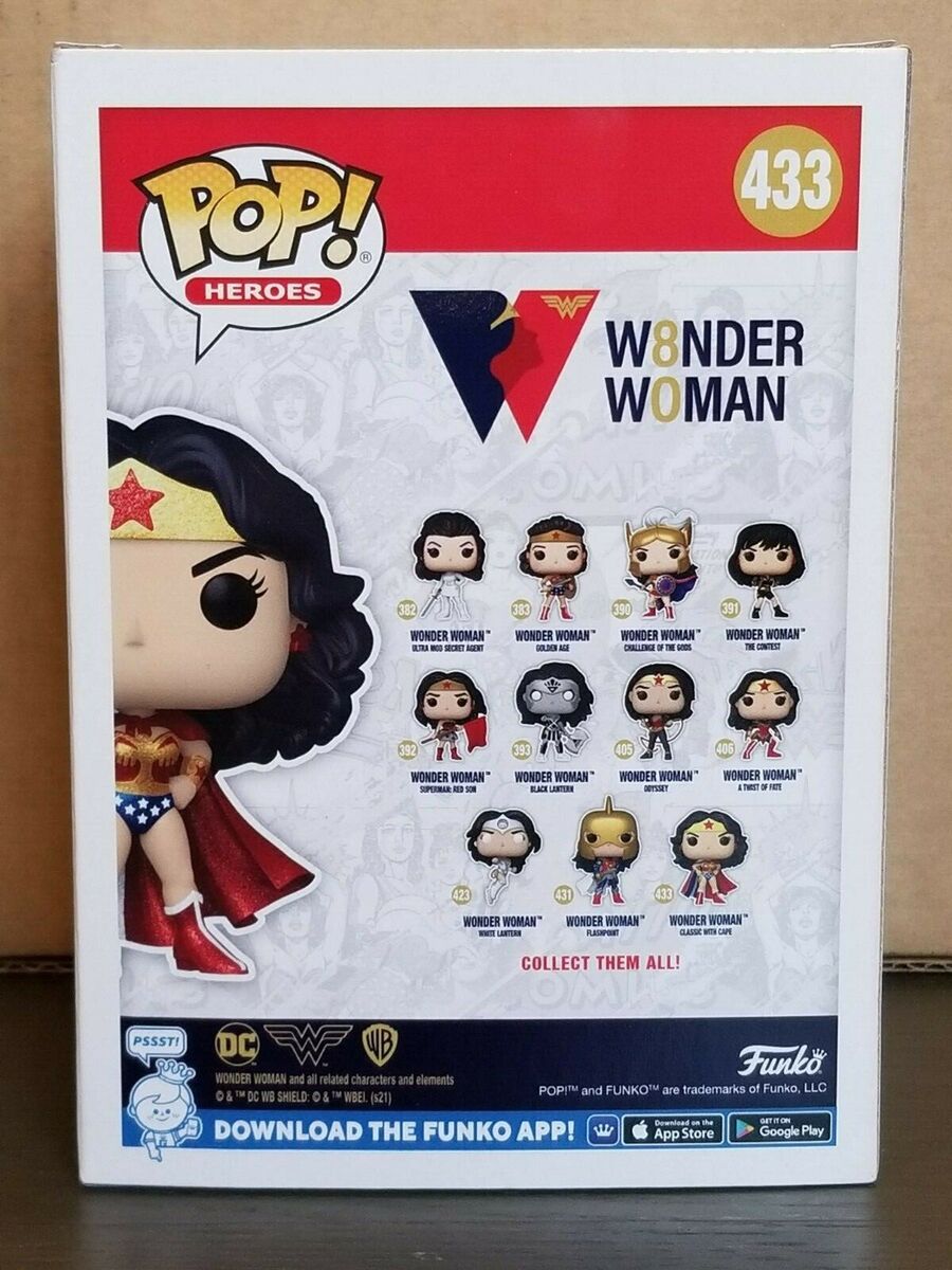 Funko Pop! Heroes Wonder Woman #433 Diamond Barnes & Noble Funko Pop! Heroes Wonder Woman #433 Diamond Barnes & Noble