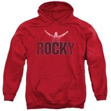 Rocky Hoodie Distressed Victory Red Hoody