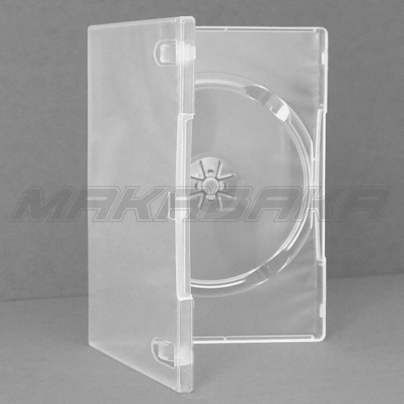 30 x PREMIUM Single Clear DVD Case Standard DVD Covers 14mm Spine - Holds 1 Disc - image 3 of 4