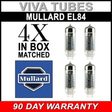【ヴィンテージ】Mullard EL84 真空管 4本セット Amazon.com: Mullard EL84, Matched Quad (4 tubes) : Musical Instruments
