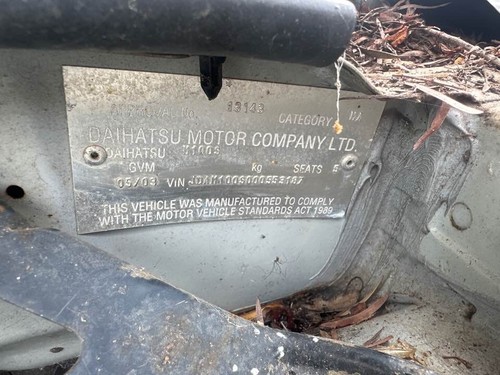 2003 Daihatsu Sirion Washer Bottle 00-04 Storia Duet YRV #B403 - Picture 12 of 12