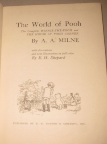 The World of Pooh von A.A. Milne HC, Vintage, 1957 illustriert von E. H. Shepard - Bild 3 von 5