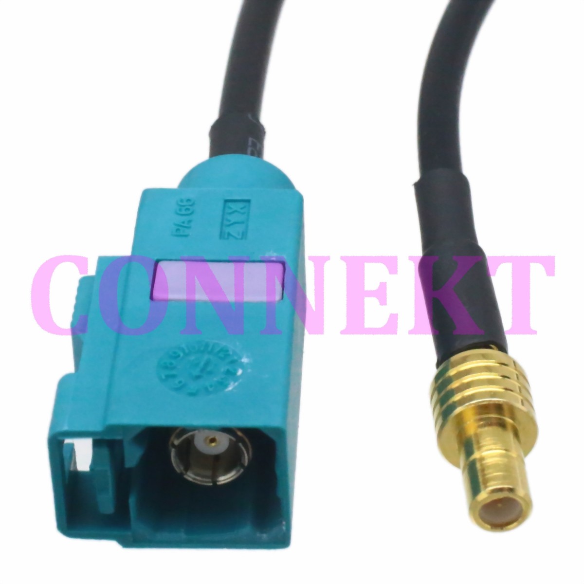 Fakra SMB Z 5021 female jack to SMB male 6