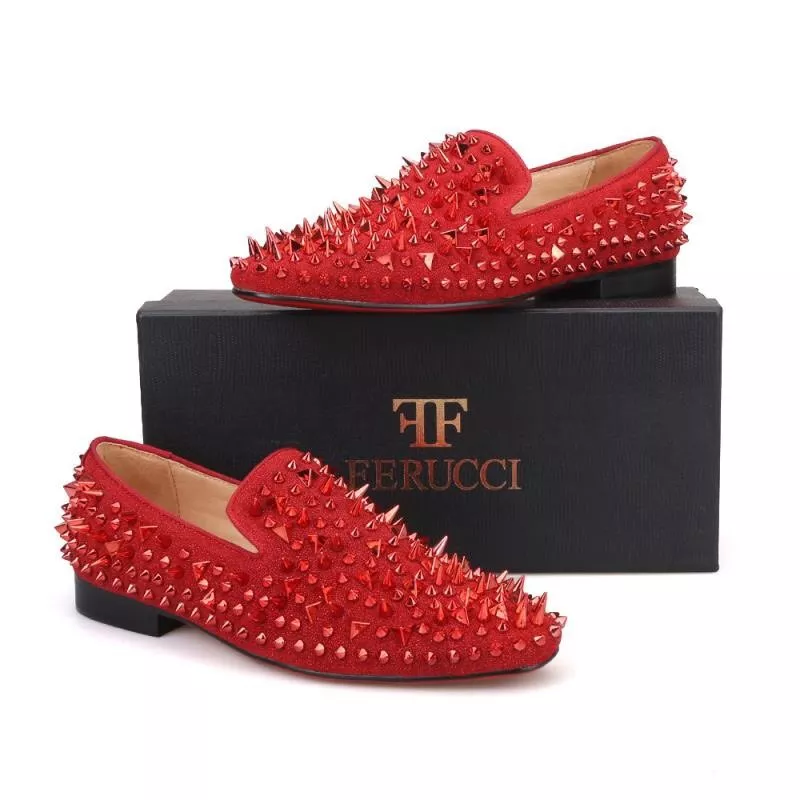 Loafers with sale spikes on them