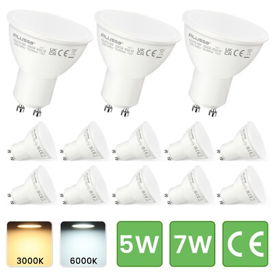 1-100X LED GU10 Leuchtmittel Glühbirne 5W=50W 7W=70W Warmweiß Kaltweiß 36°/120°