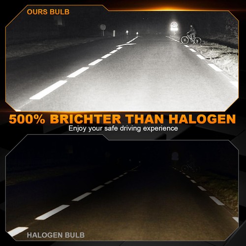 4x H7 10000K LED Headlight Kit High Low Beam Bulbs 3300000LM White Super Bright - Picture 11 of 13