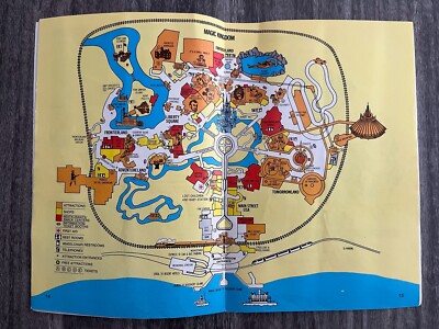 Vintage 1979 Walt Disney World Guide & Pamphlet Magic Kingdom Vintage 1979 Walt Disney World Guide & Pamphlet Magic Kingdom