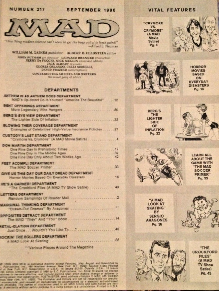 70s80s MAD Magazine \