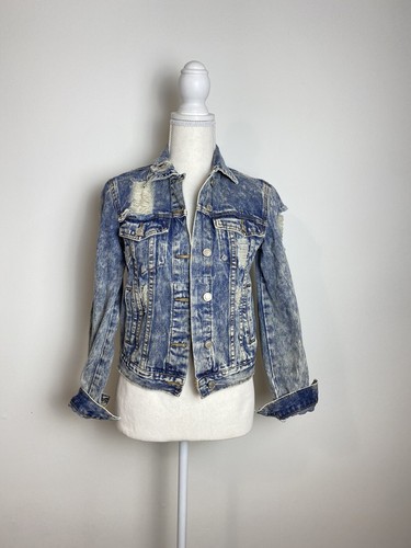 Angel Kiss Jeans Jacket Sz Small Denim 