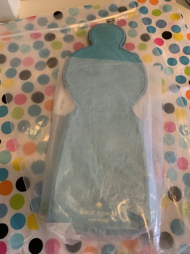 RARE BRAND NEW PKG KATE SPADE KIMMI DOLL 2014 HELLO TOKYO COIN PURSE-TURQUOISE - Picture 12 of 16