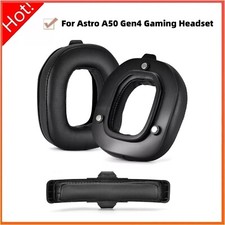 Magnetic Earmuff for Astro A50 Gen4 Gaming Headset Ear Pads / Headband Black