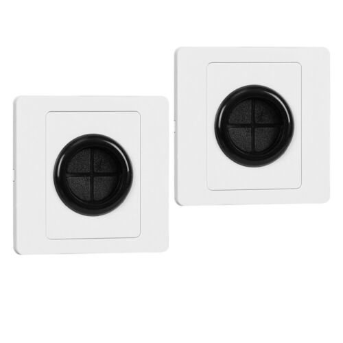 2pcs Covers Wall Plate Cable Pass Through Wall Plate Cover Blank Tv