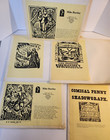 Lot of 5 vintage paper toy kits from Mike Bartley Magic Lantern Theatre