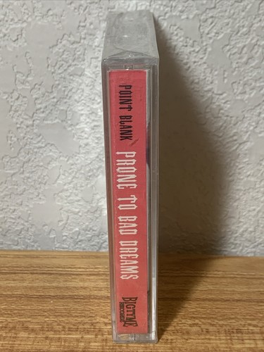Point Blank: Prone To Bad Dreams, 1st edition, audio cassette, 1992 NEW SEALED - Picture 2 of 3