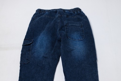 Reserved Unisex Kids Stretch Knit Denim Tapered Jeans EJ1 Blue Size 13 Years NWT - Picture 4 of 4