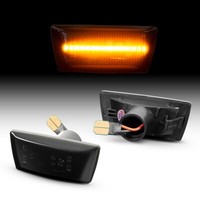 Seitenblinker Schwarz LED 2X Mit E-Kompatibel Mit Opel Adam Astra H J GTC Corsa