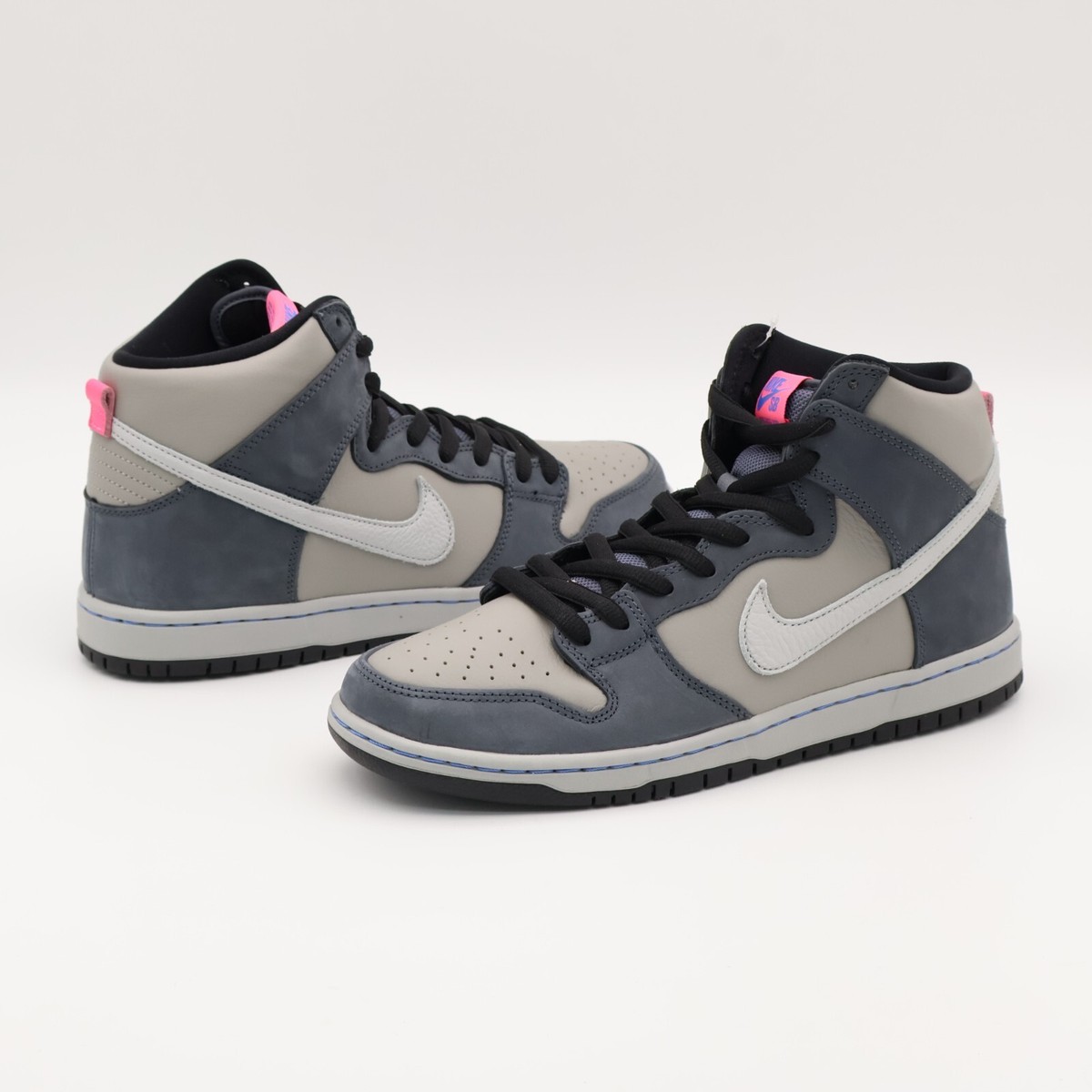DJ9800-001 Nike SB Dunk High Pro Medium Grey Pink Flint DJ9800-001 Nike SB Dunk High Pro Medium Grey Pink Flint
