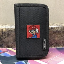Super Mario Switch n Carry Game Travel Case Black Zip 3.5 x 6 #ML