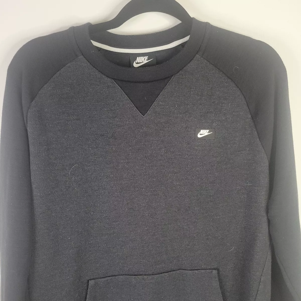 Nike Crew Neck Sweatshirt with Front Pocket Pullover Men's Size M