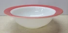 Vintage PYREX Vegetable Serving Bowl Pink Flamingo Band 9" USA