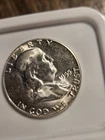 1955 Ben Franklin 90% Silver Half Dollar