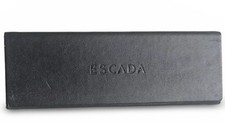 Escada Sunglass Eyeglass Magnetic Closing Hard Case Black Faux Leather
