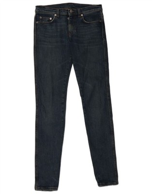 Prada Damen Skinny Jeans W26 L32 dunkelblau Baumwolle BW09