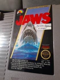 Jaws (Nintendo Entertainment System, 1987) NES Game Cartridge Tested 