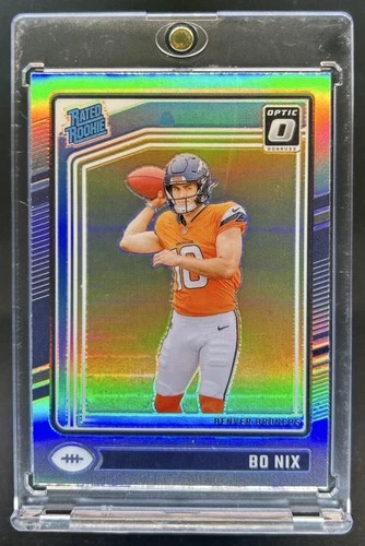 2024 Panini Donruss Optic Bo Nix Holo Rated Rookie #209 Broncos
