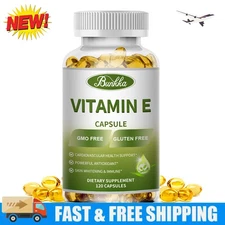 Vitamin E Capsule VITAMIN E 180 mg (400 IU) Anti-aging, Skin, Immune Health,