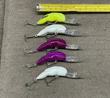 (5) Crawfish Shaped Diving Crankbait Fishing Lures 