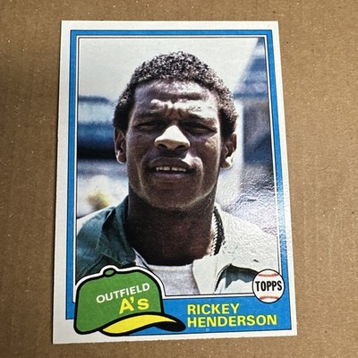 1981 TOPPS #261 Rickey Henderson HOF A'S EX+ Going FAST